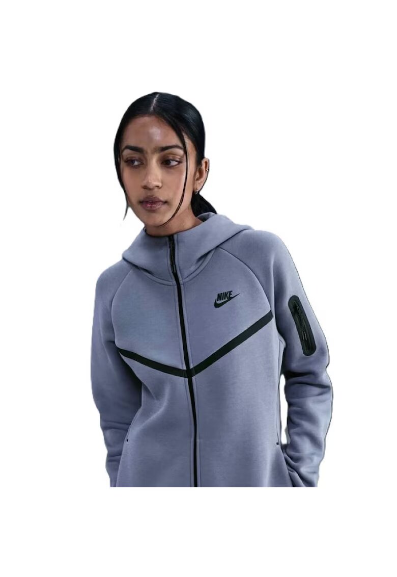 Nike Суитшърт с цип W NSW TCH FLC WR FZ HDY 2-HV6747-499