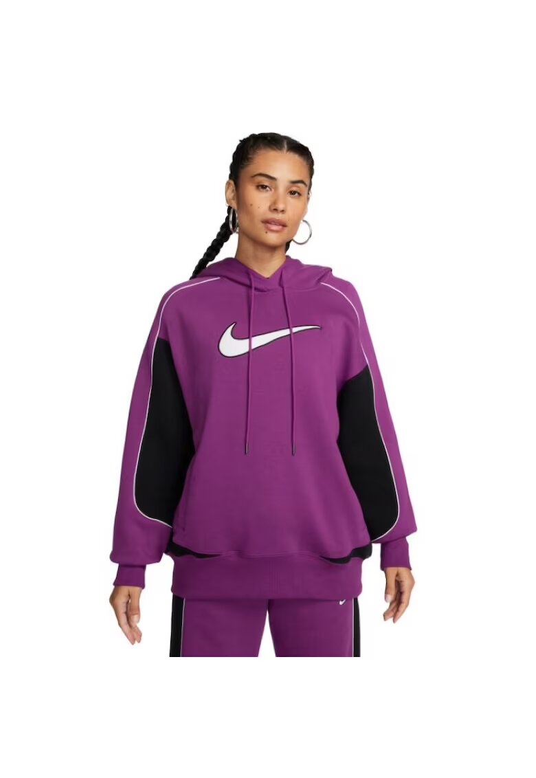 Nike Суитшърт W NSW FLC OS PO HDY SW-FV5311-505