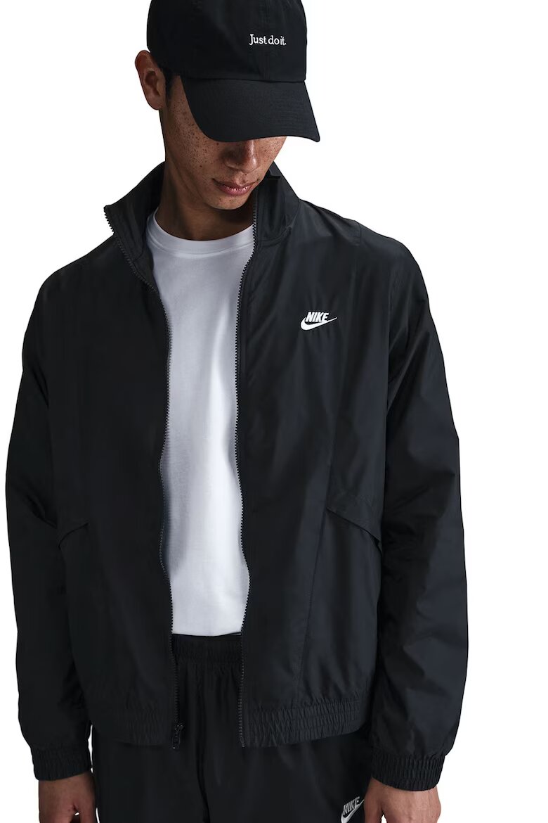 Nike Свободен спортен екип Club с джобове Бял/Черен