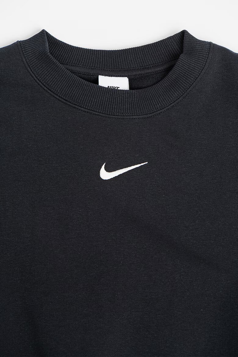 Nike Свободен суитшърт Phoenix с паднали ръкави Черен
