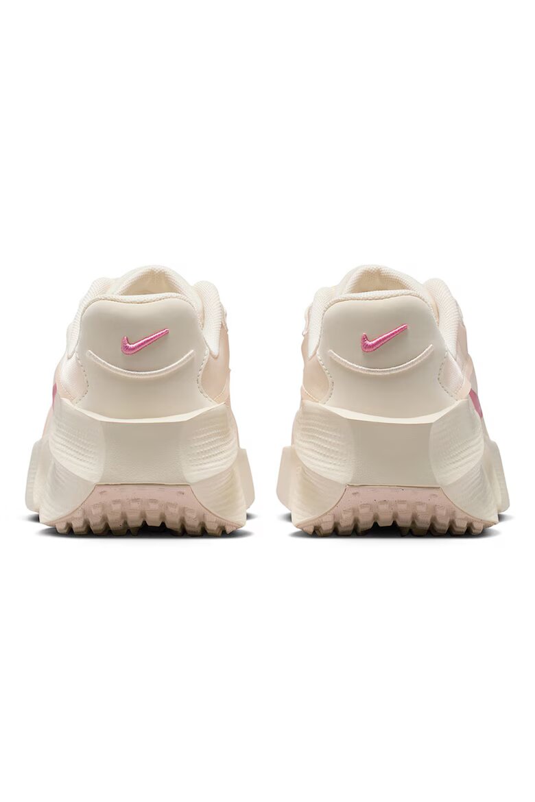Nike Текстилни спортни обувки Aura Edge от еко кожа Розово/Крем