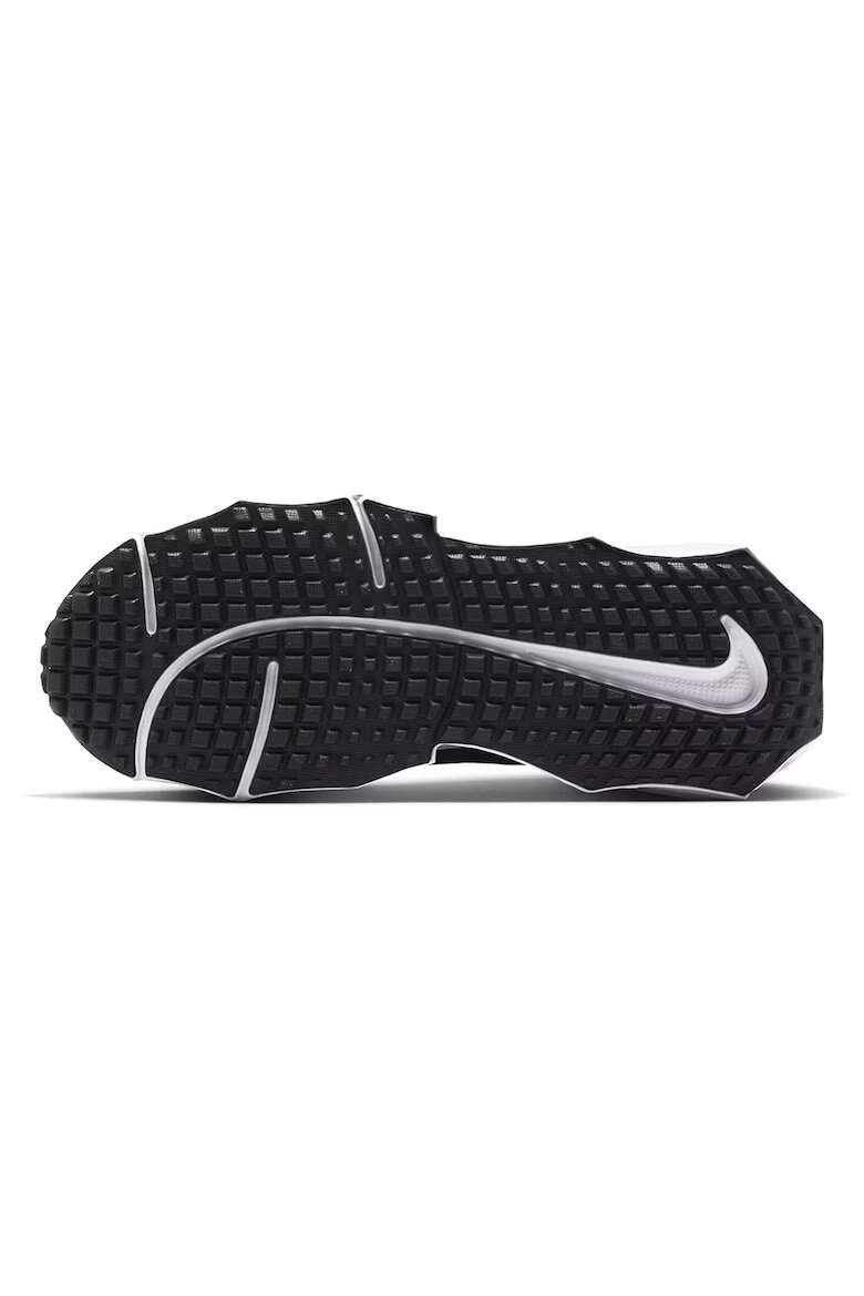 Nike Текстилни спортни обувки Aura Edge с еко кожа Черен