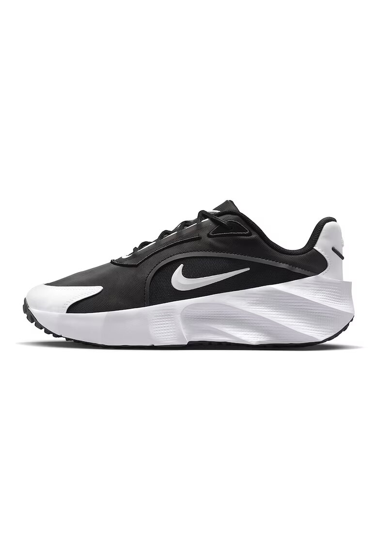 Nike Текстилни спортни обувки Aura Edge с еко кожа - Черен