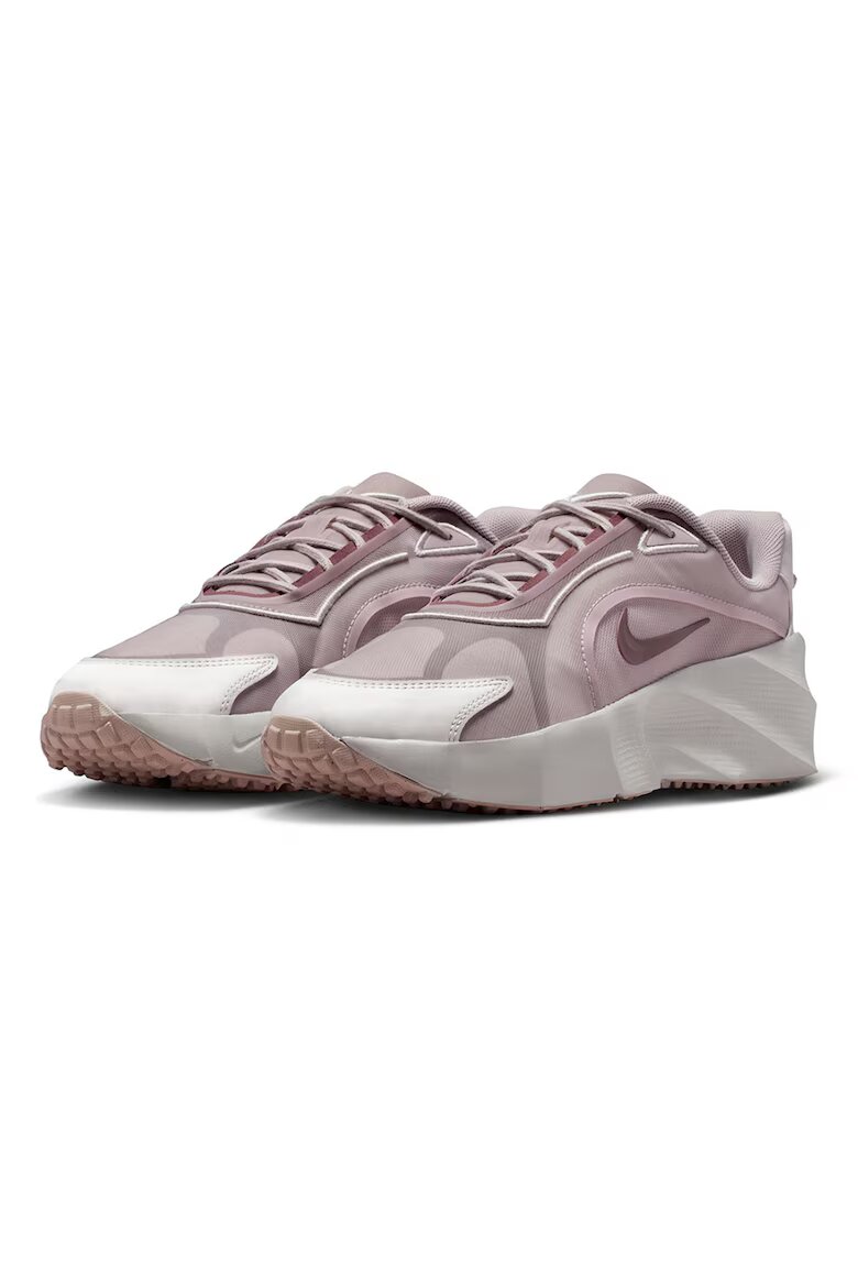 Nike Текстилни спортни обувки Aura Edge с еко кожа Пастелнорозов