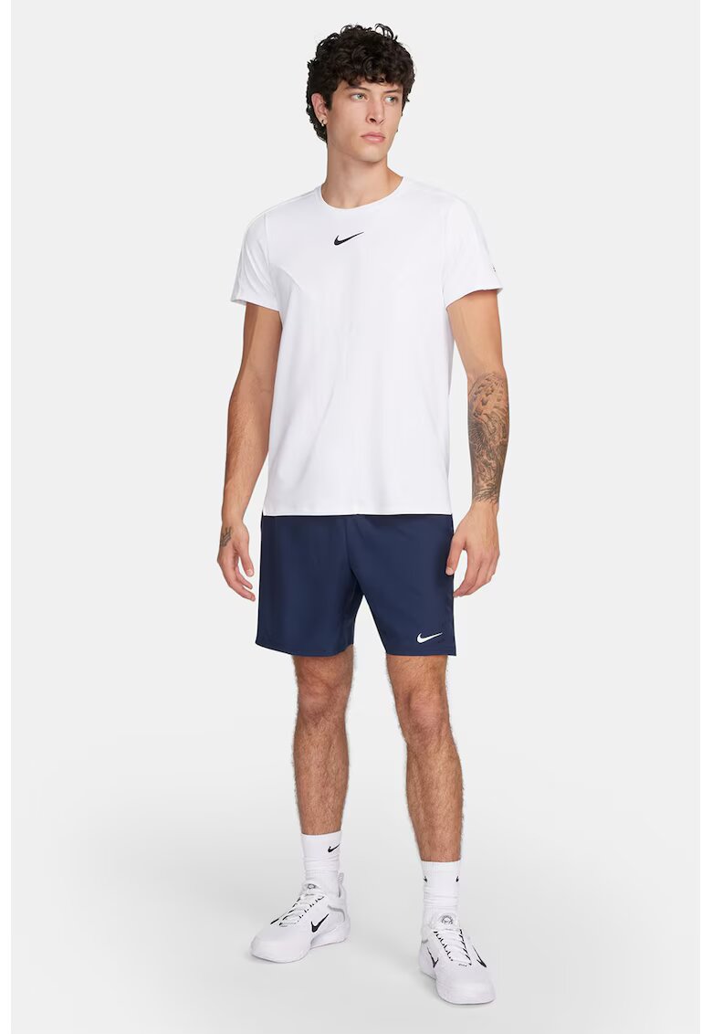 Nike Тенис шорти Court Victory с Dri Fit - Бял/Тъмносин
