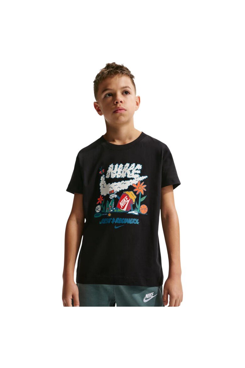 Nike Тениска Boxy Rest 59304 Черен