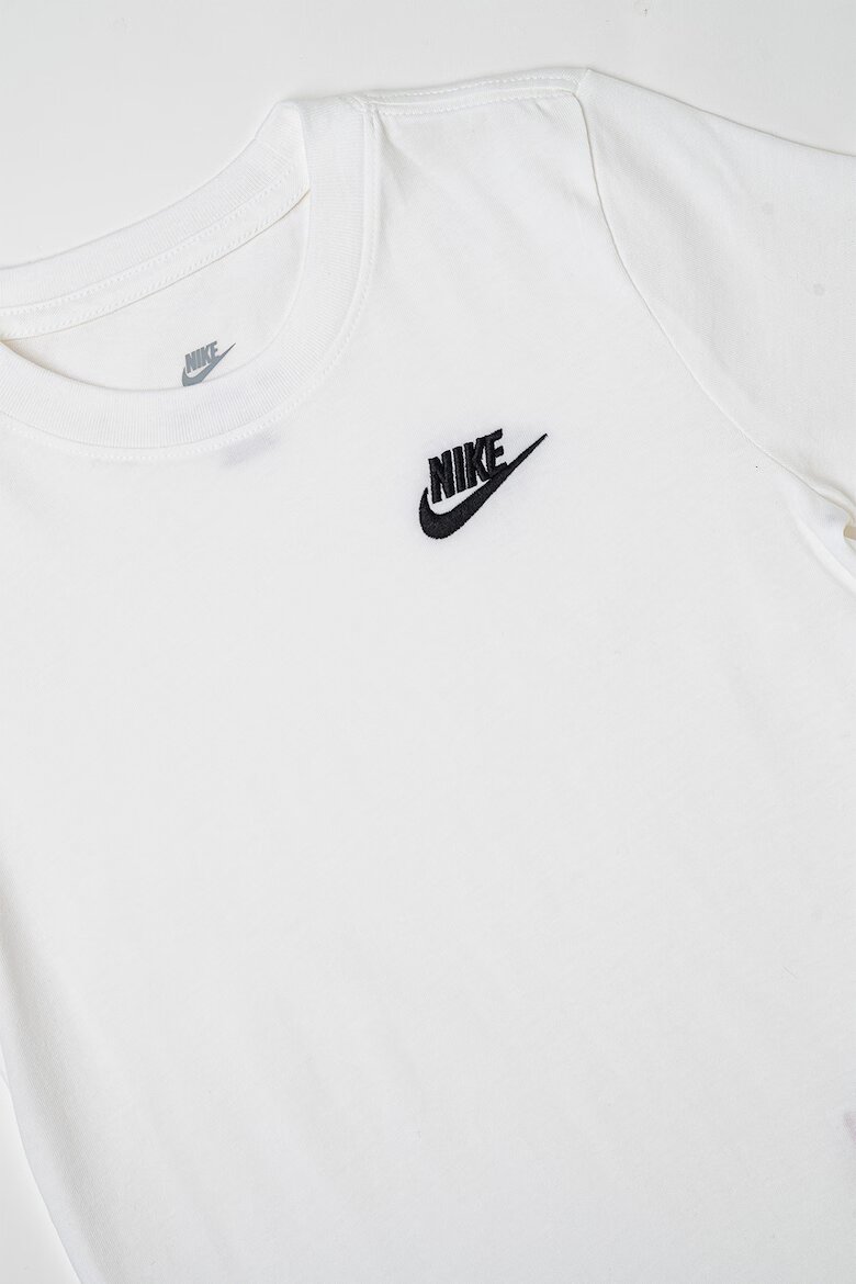 Nike Тениска Futura с овално деколте Бял