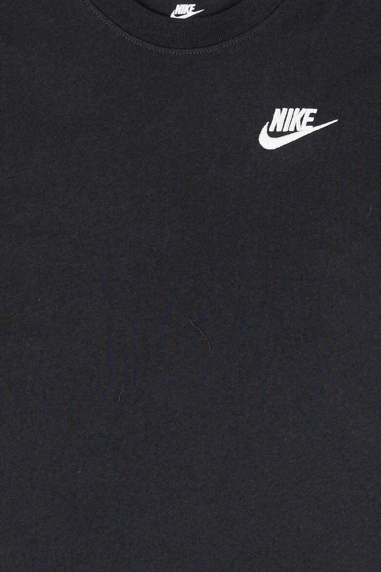 Nike Тениска Futura с овално деколте Черен