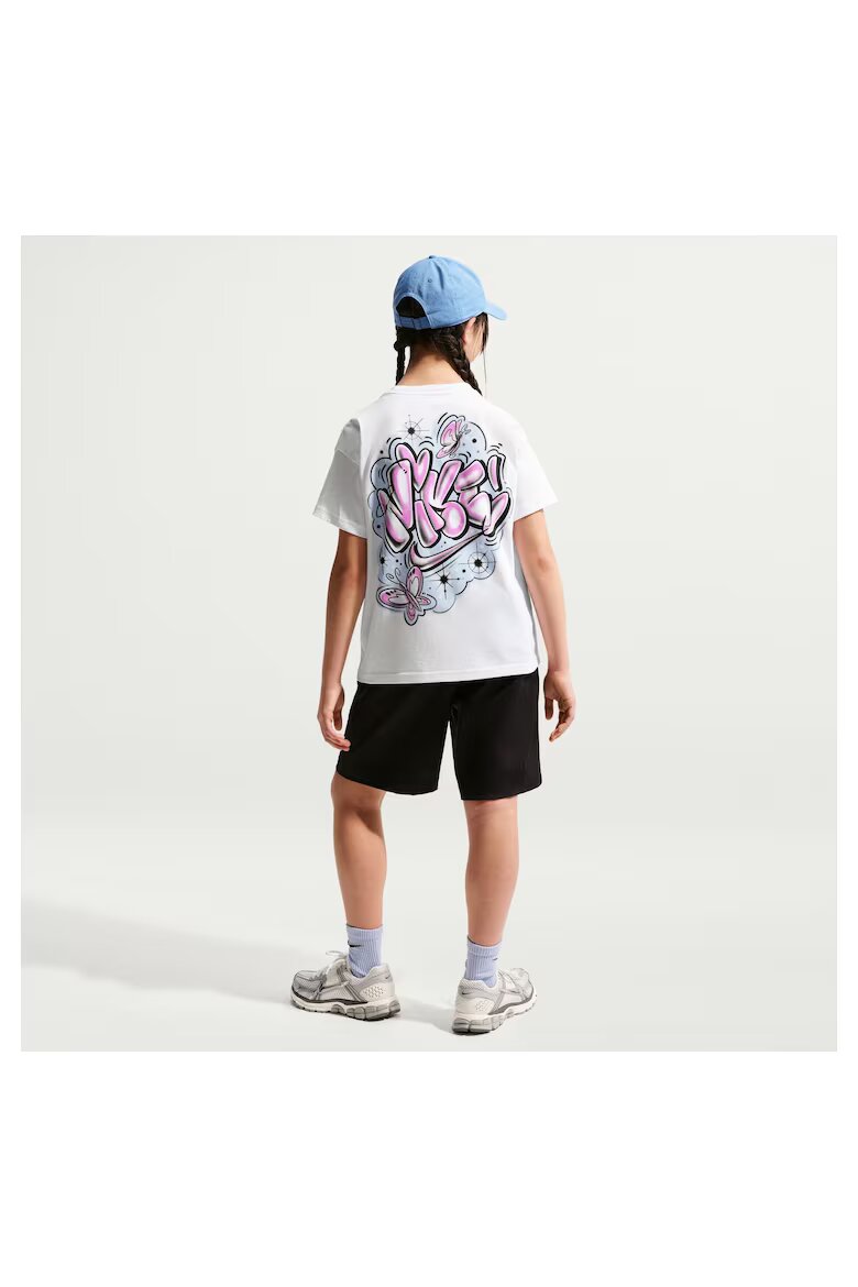 Nike Тениска G Nsw Tee Boy Airbrush IR5190100 Детска Бяла XL