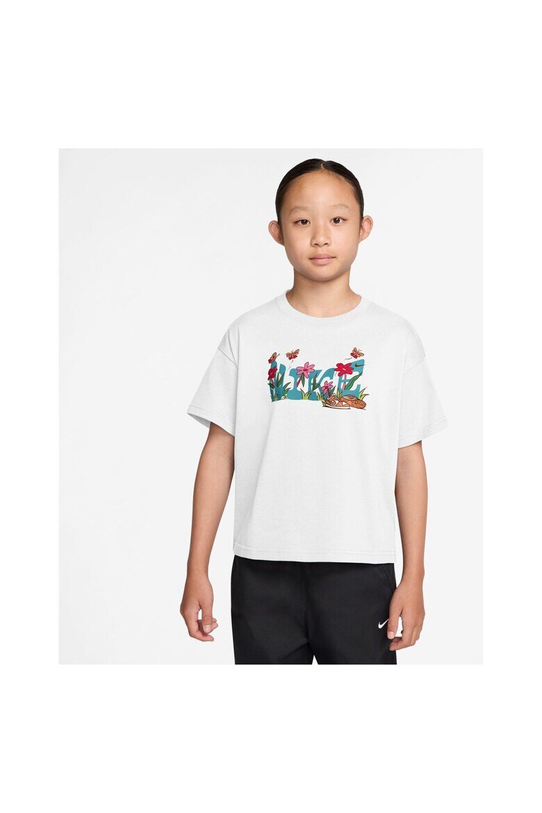 Nike Тениска G Nsw Tee Oc Boxy Camp II9803100
