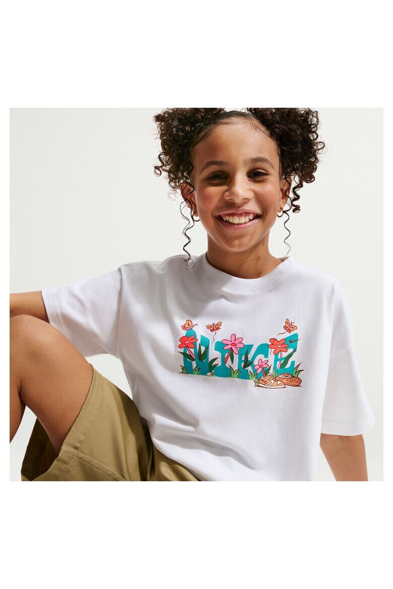 Nike Тениска G Nsw Tee Oc Boxy Camp II9803100
