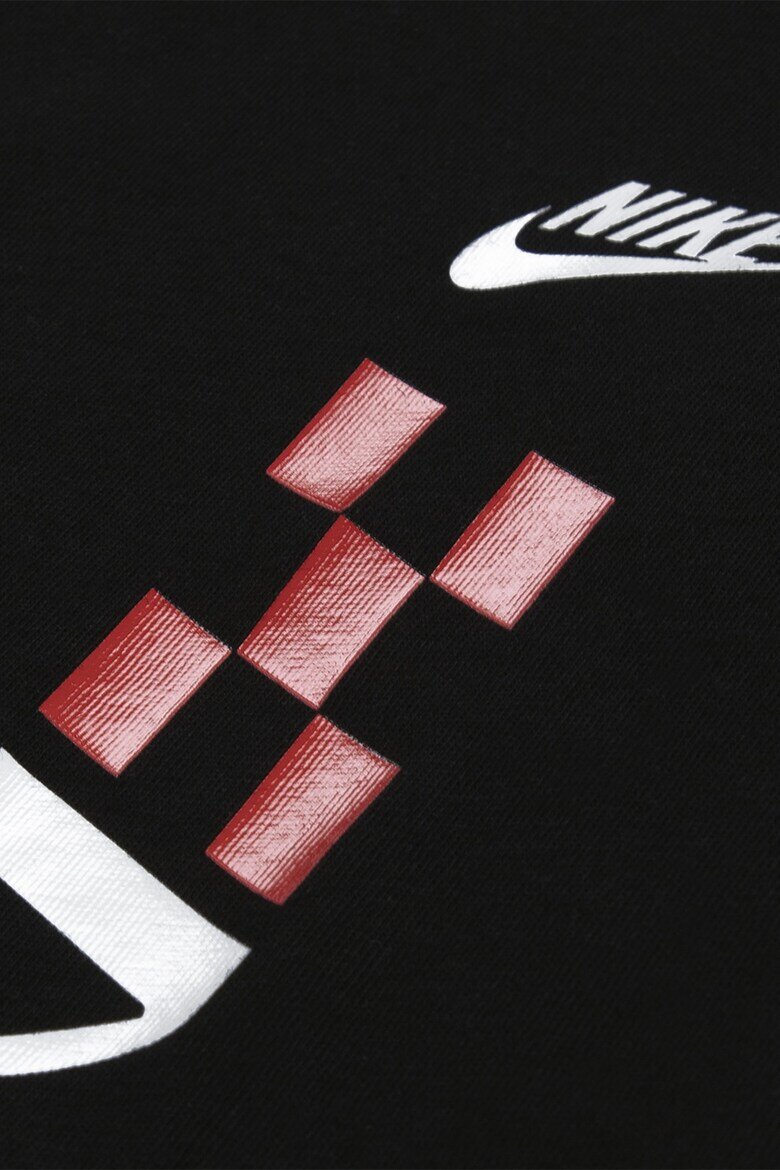 Nike Тениска и къс панталон - 2 части Червен/Черен/Бял