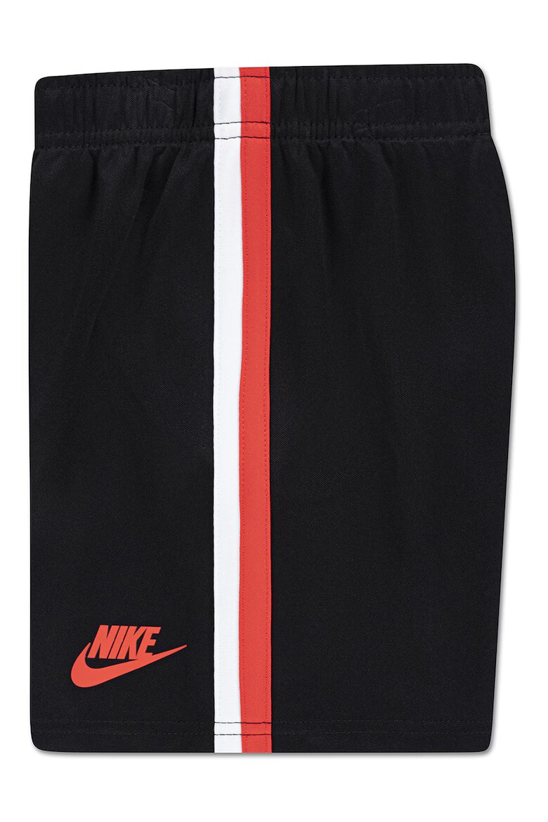 Nike Тениска и къс панталон - 2 части Червен/Черен/Бял