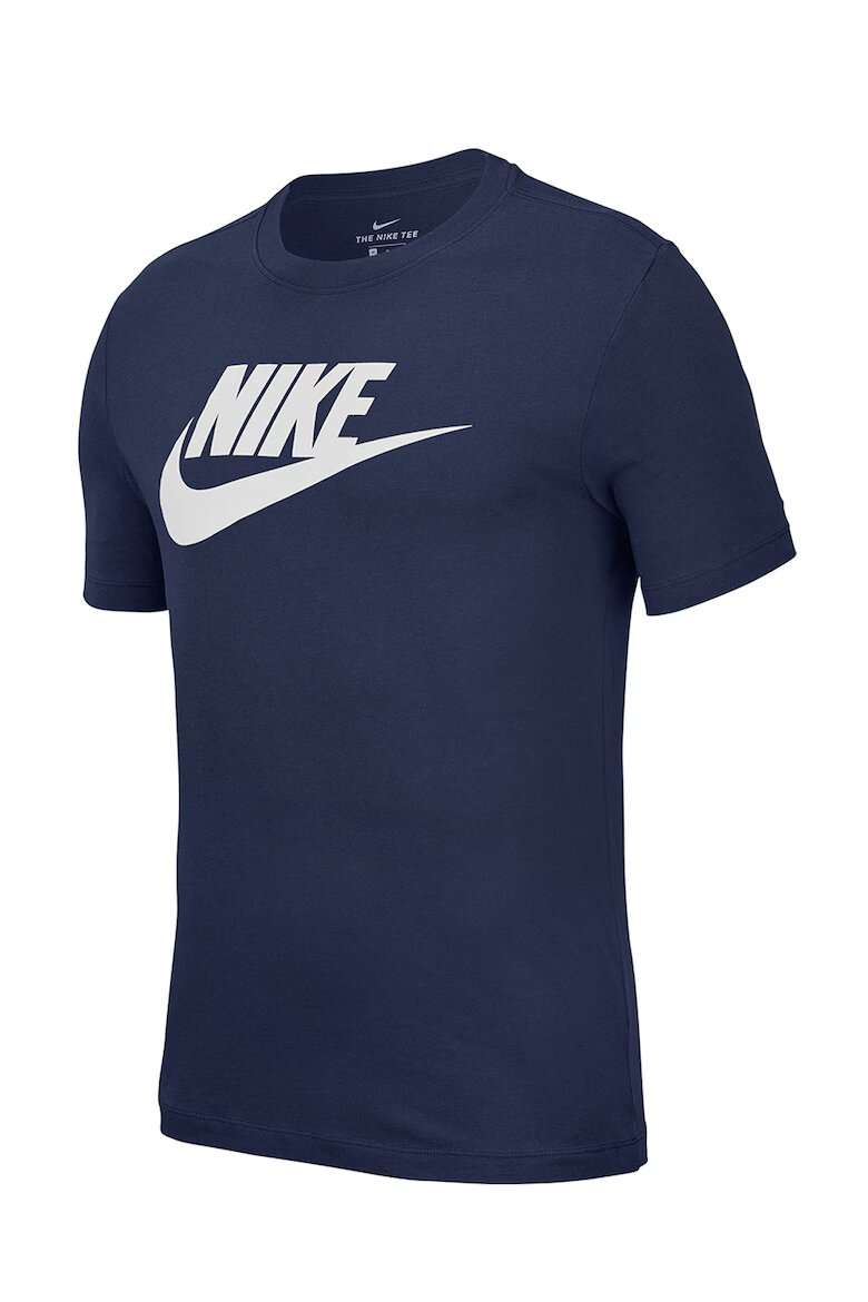 Nike Тениска Icon Futura с лого Тъмносин