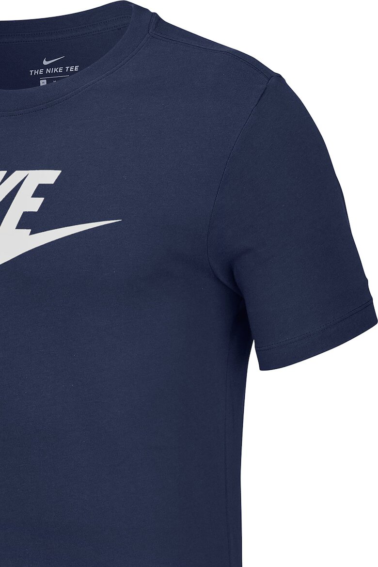 Nike Тениска Icon Futura с лого Тъмносин