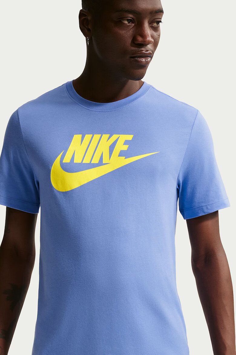 Nike Тениска Icon Futura с лого Жълт/Лавандула