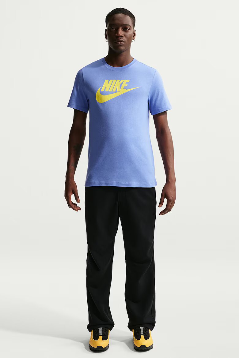 Nike Тениска Icon Futura с лого Жълт/Лавандула