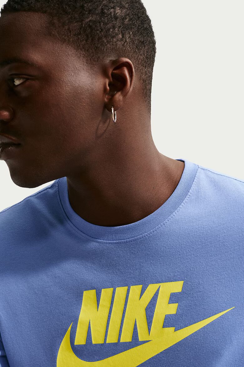 Nike Тениска Icon Futura с лого Жълт/Лавандула
