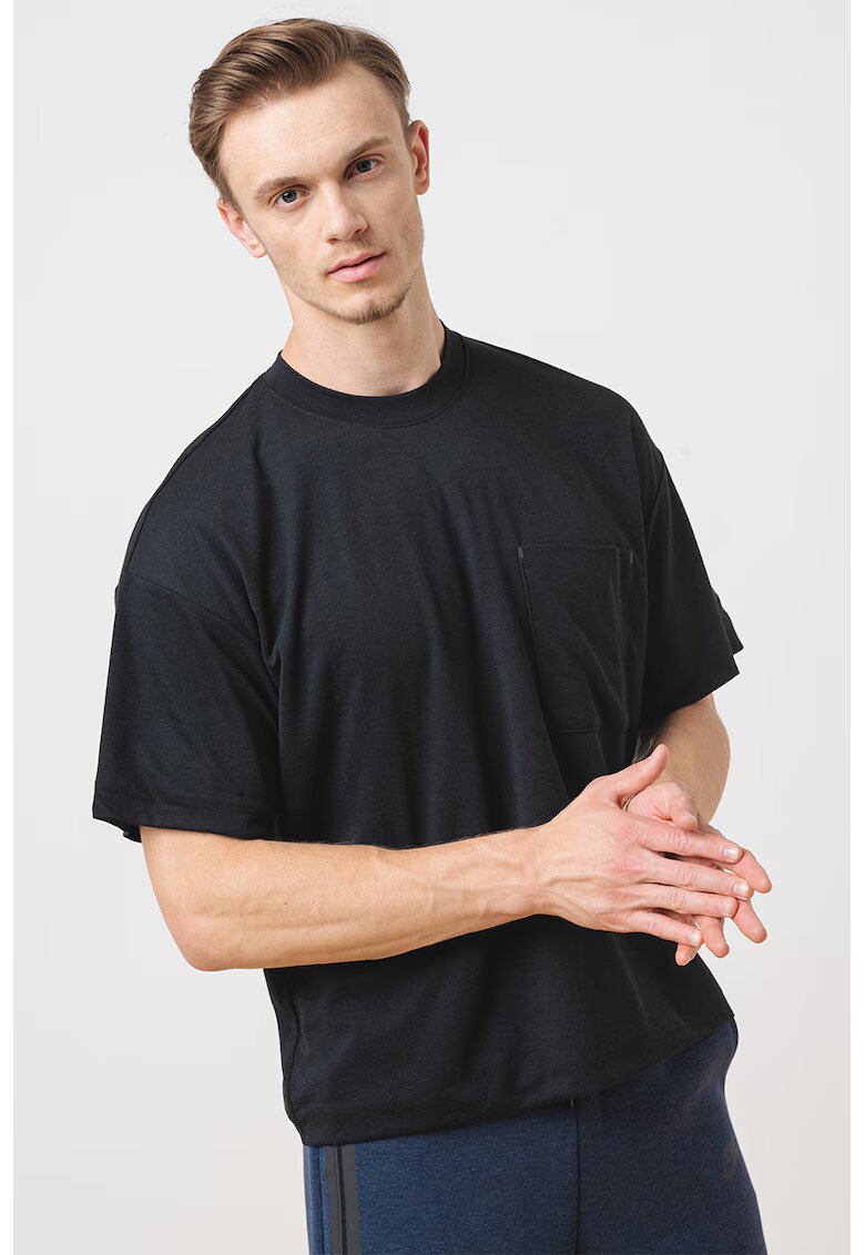 Nike Тениска с Dri Fit и овално деколте