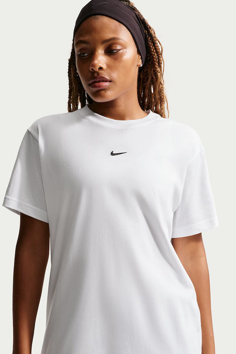 Nike Тениска с лого Бял