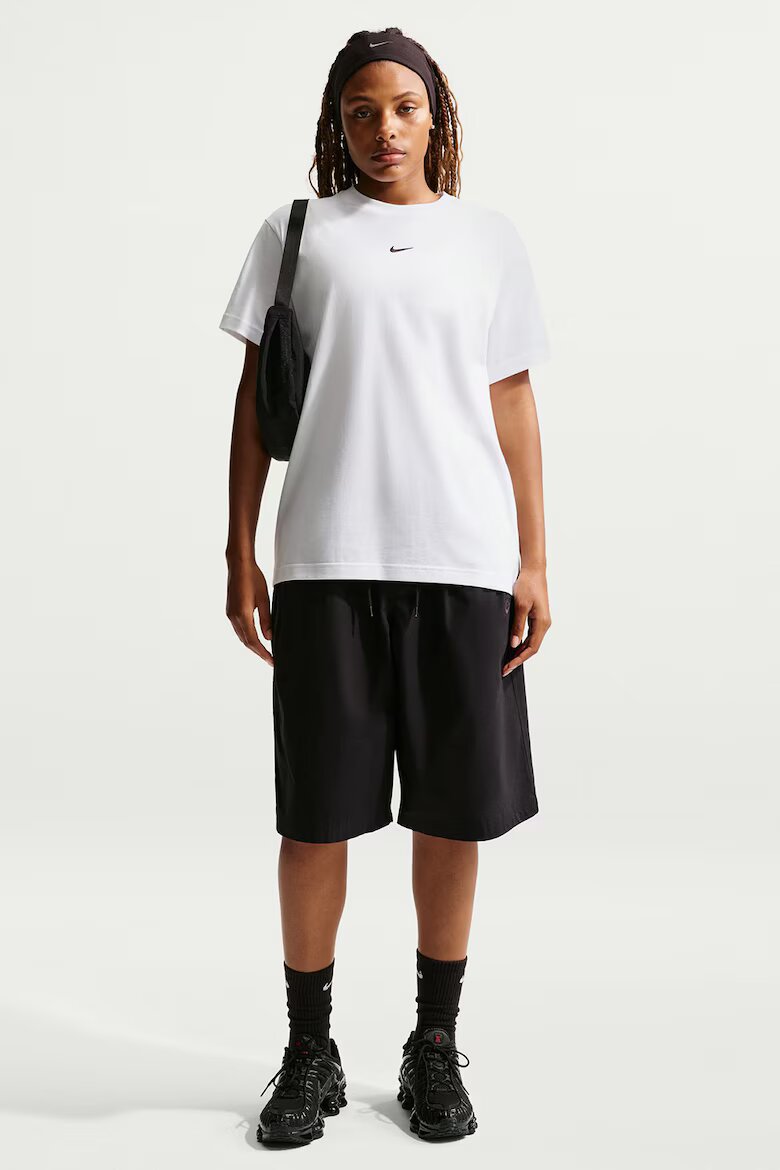 Nike Тениска с лого Бял