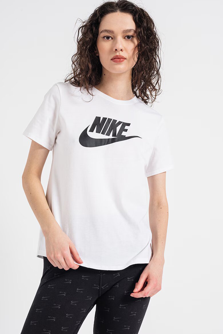 Nike Тениска с лого Essentials Бял