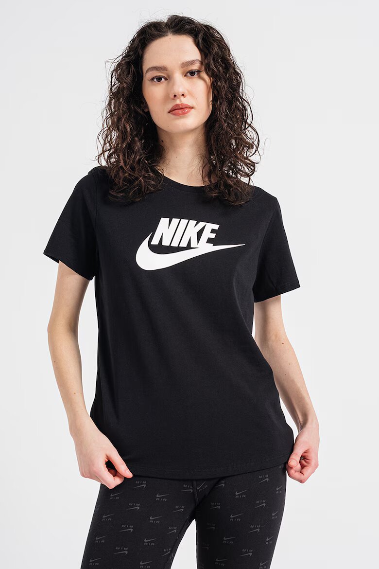 Nike Тениска с лого Essentials Черен