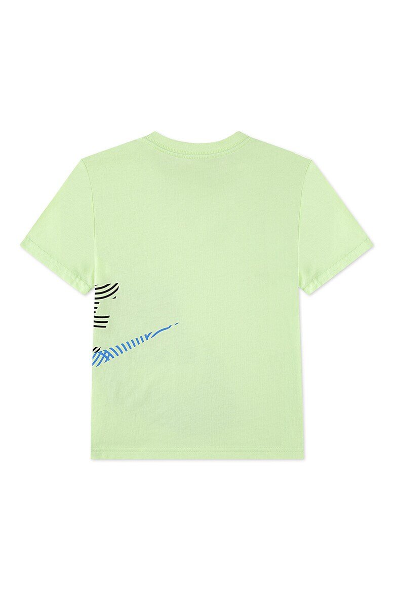 Nike Тениска с лого Тъмносин/Избеляло черно/Бледозелен