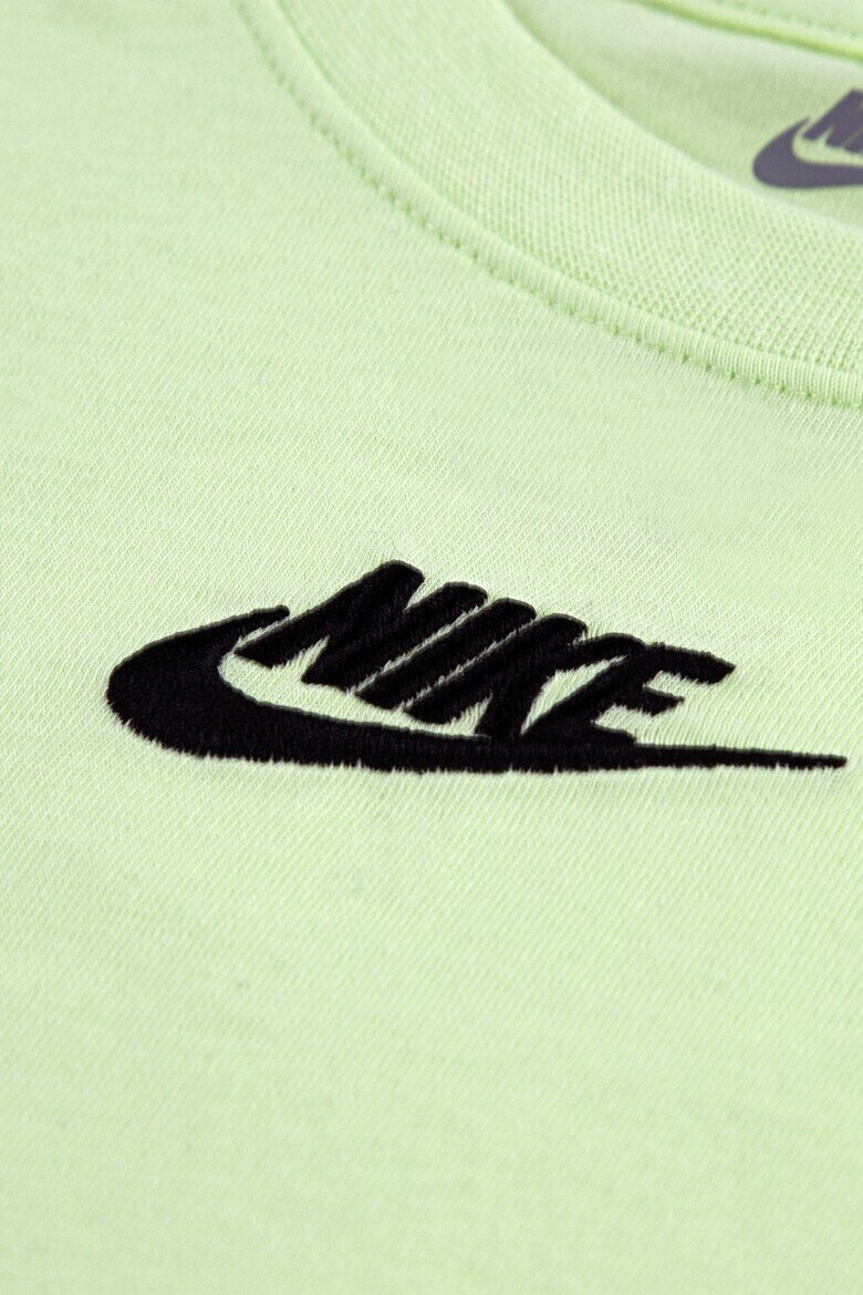 Nike Тениска с лого Тъмносин/Избеляло черно/Бледозелен