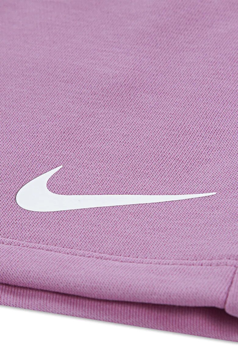 Nike Тениска с памук и къс панталон Светло сив/Tъмносив/Магента