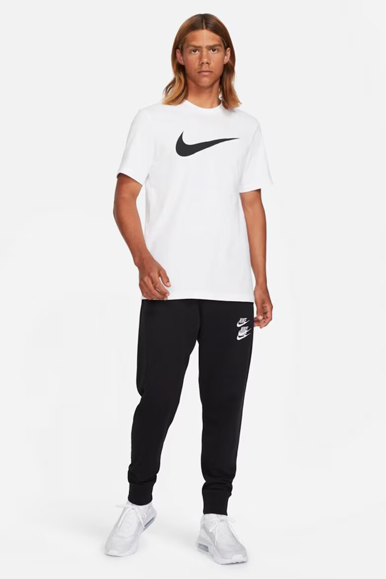 Nike Тениска Sportswear Swoosh с лого Бял