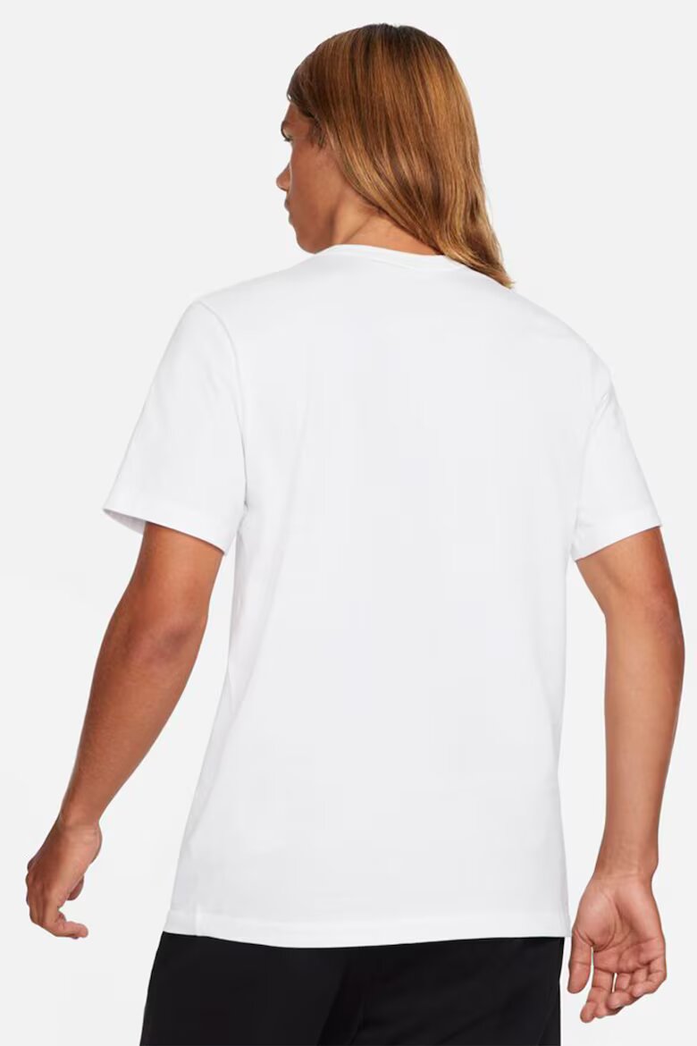 Nike Тениска Sportswear Swoosh с лого Бял