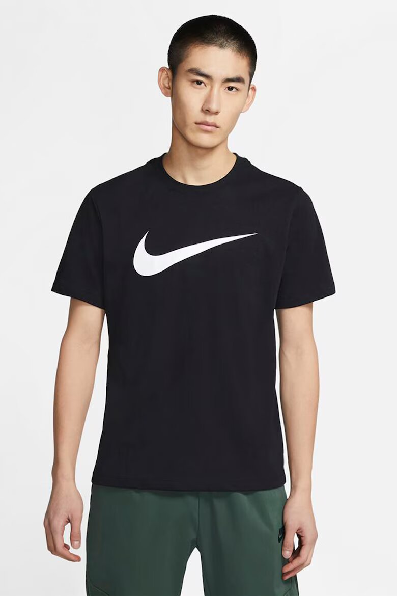 Nike Тениска Sportswear Swoosh с лого Черен