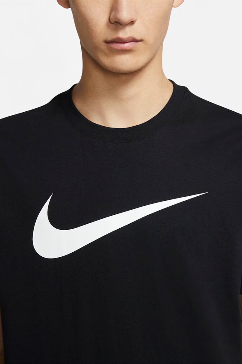 Nike Тениска Sportswear Swoosh с лого Черен