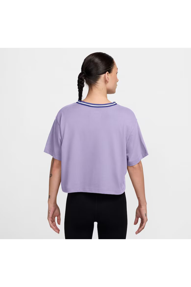 Nike Тениска W NK DF HERITAGE SS CROP TEE-HJ3640-515