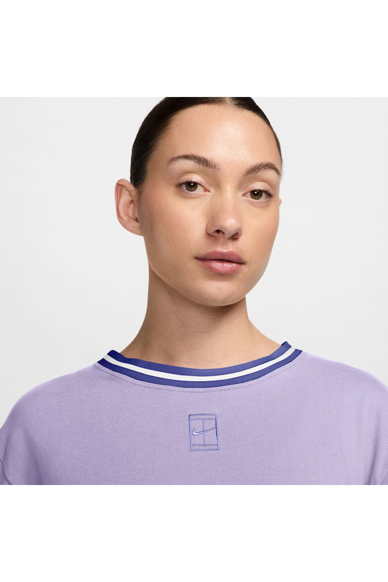 Nike Тениска W NK DF HERITAGE SS CROP TEE-HJ3640-515