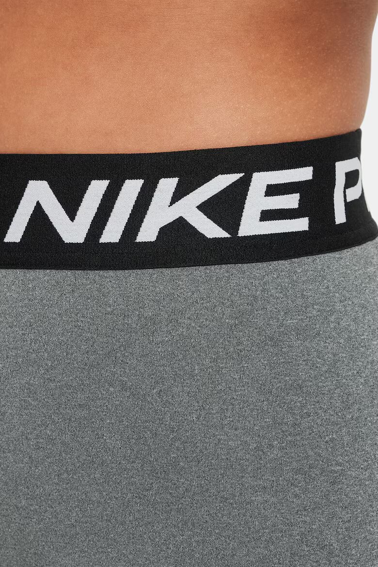 Nike Тренировъчен клин с Dri-FIT Бял/Черен/Сив меланж