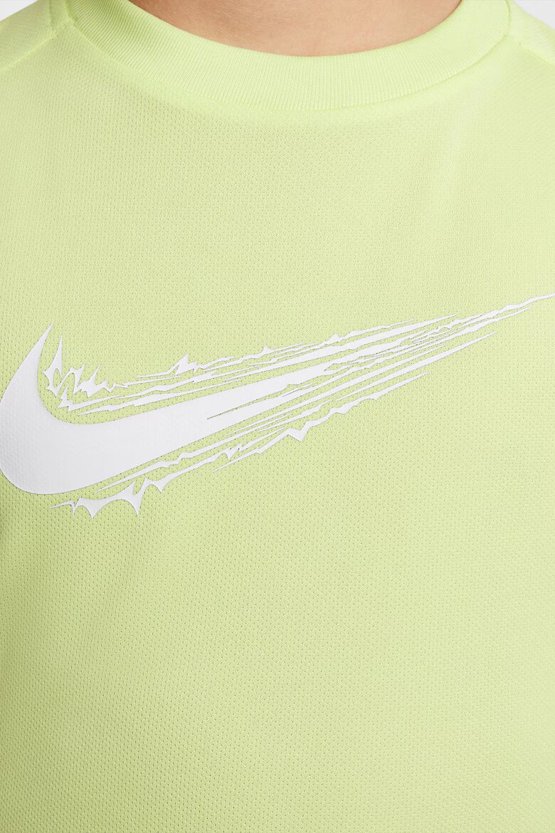 Nike Тренировъчна тениска Multi Бял/Лайм зелено