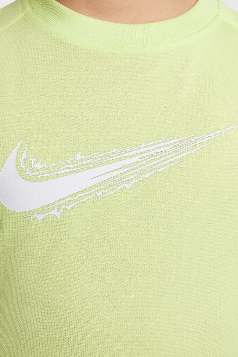 Nike Тренировъчна тениска Multi Бял/Лайм зелено