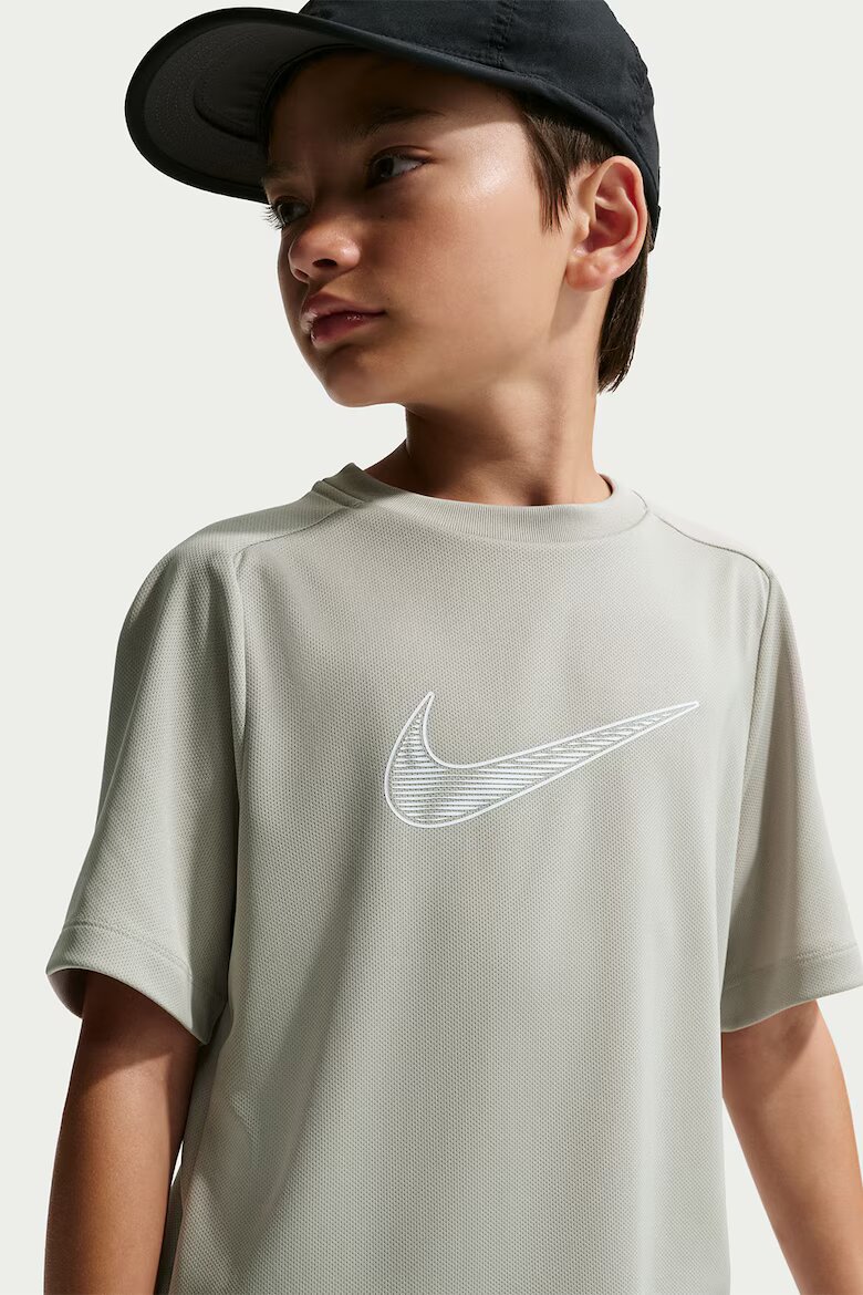 Nike Тренировъчна тениска с Dri-FIT Светло сив