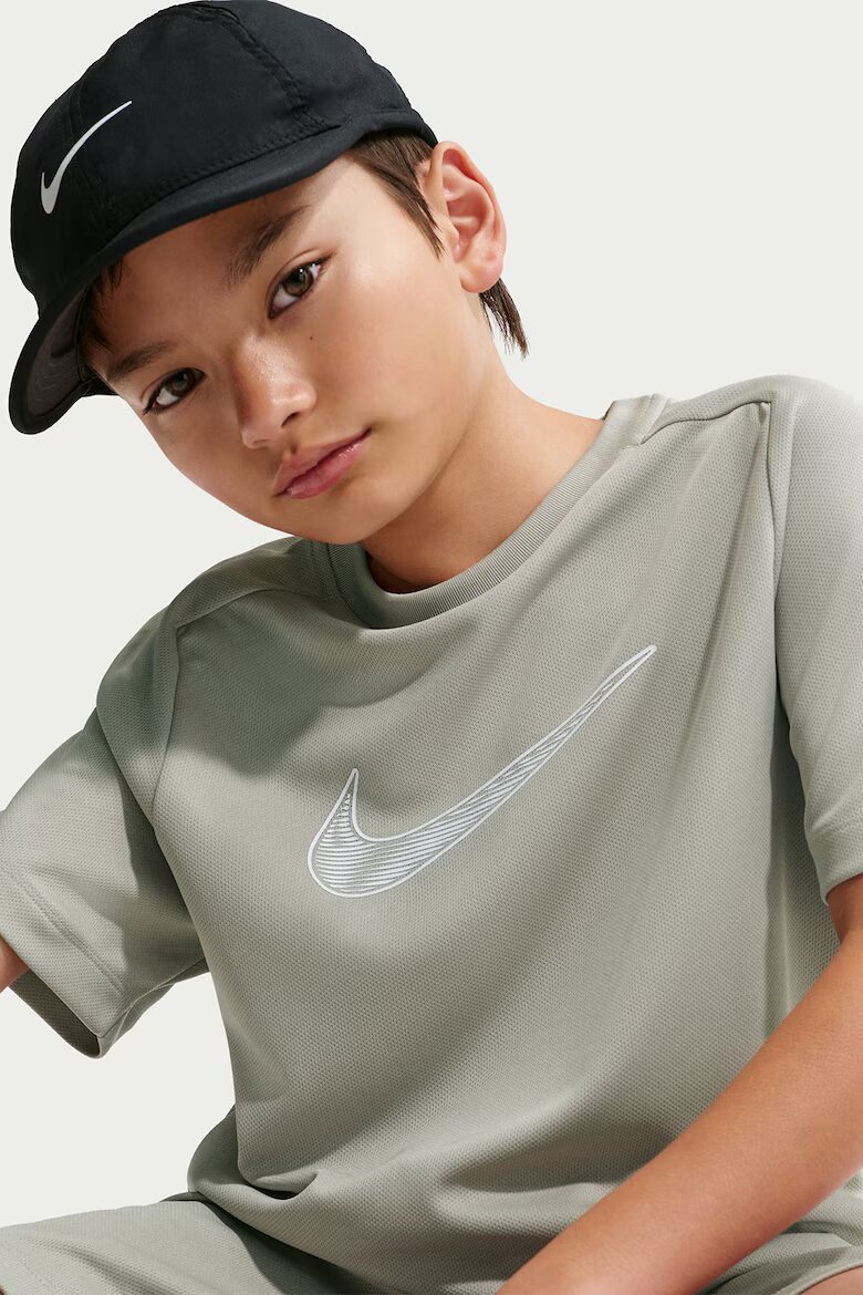 Nike Тренировъчна тениска с Dri-FIT Светло сив