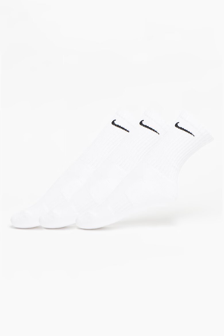 Nike Тренировъчни чорапи Everyday - 3 чифта Бял/Черен