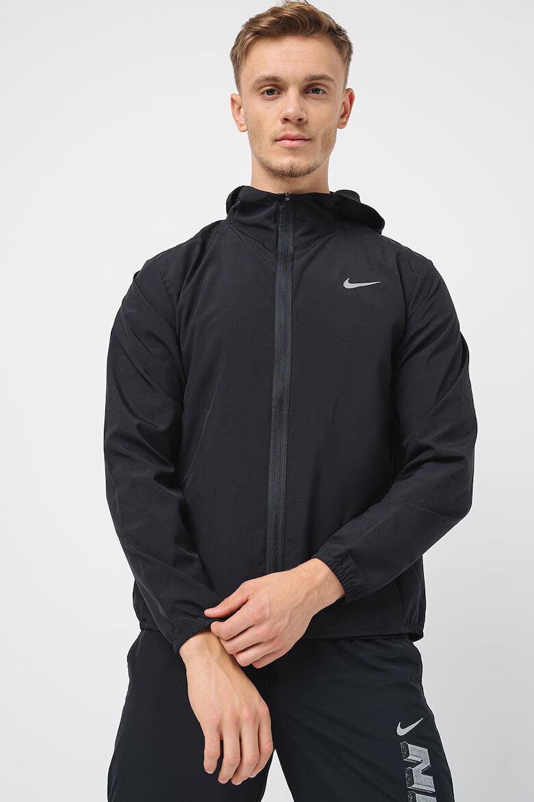 Nike Тренировъчно яке Form с Dri-FIT с качулка Черен