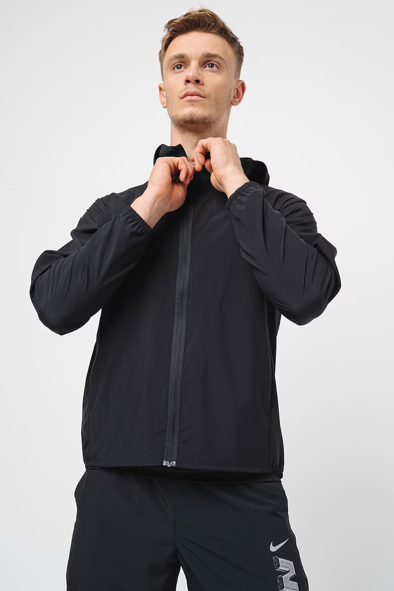 Nike Тренировъчно яке Form с Dri-FIT с качулка Черен