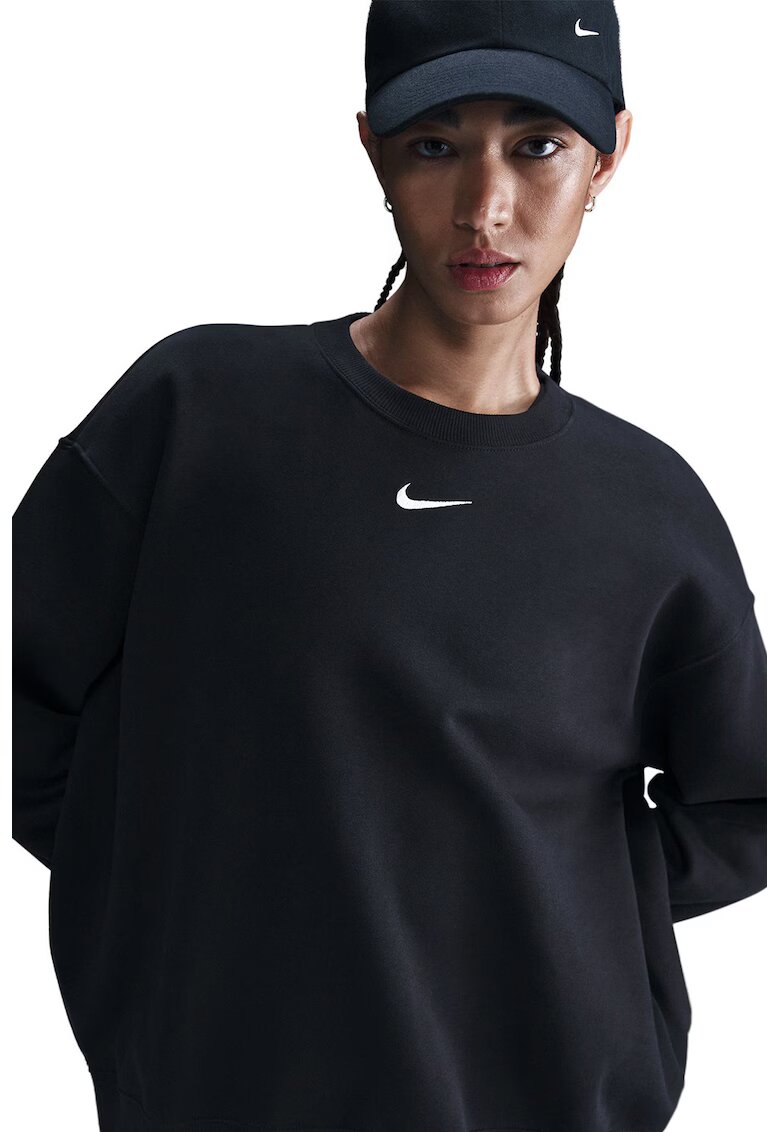 Nike Уголемен суитшърт с паднали ръкави