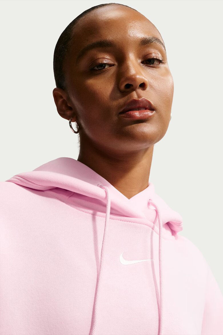 Nike Уголемено худи Phoenix с джоб кенгуру