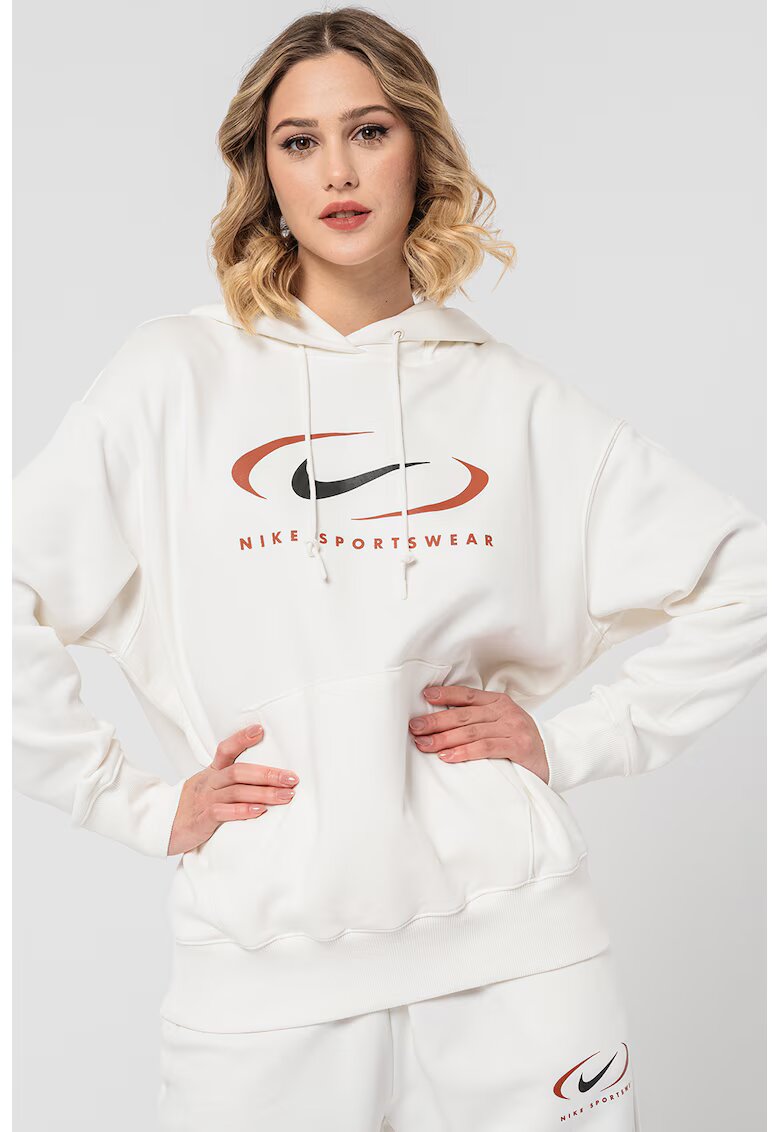 Nike Уголемено худи с джоб кенгуру