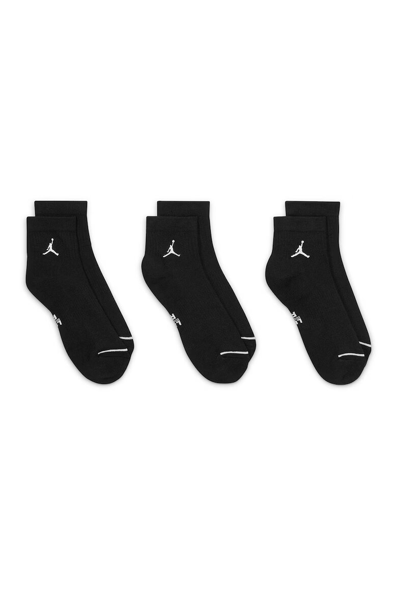 Nike Унисекс баскетболни чорапи - 3 чифта Черен