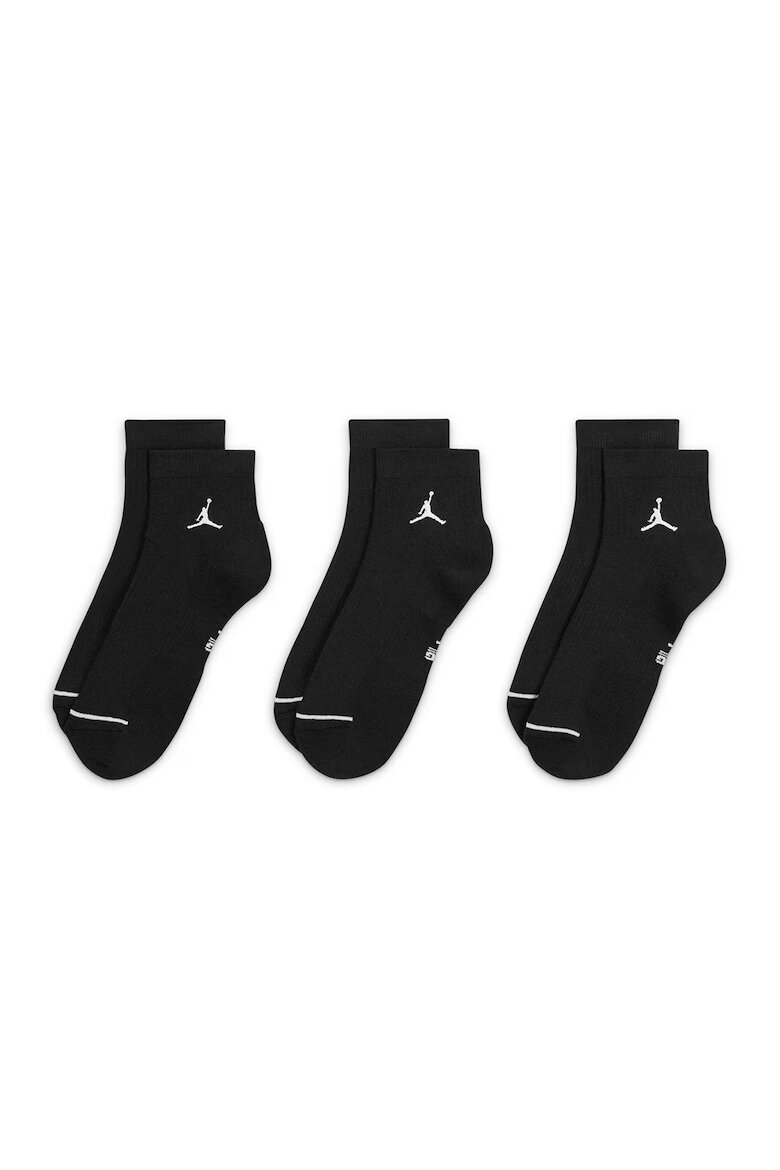 Nike Унисекс баскетболни чорапи - 3 чифта Черен