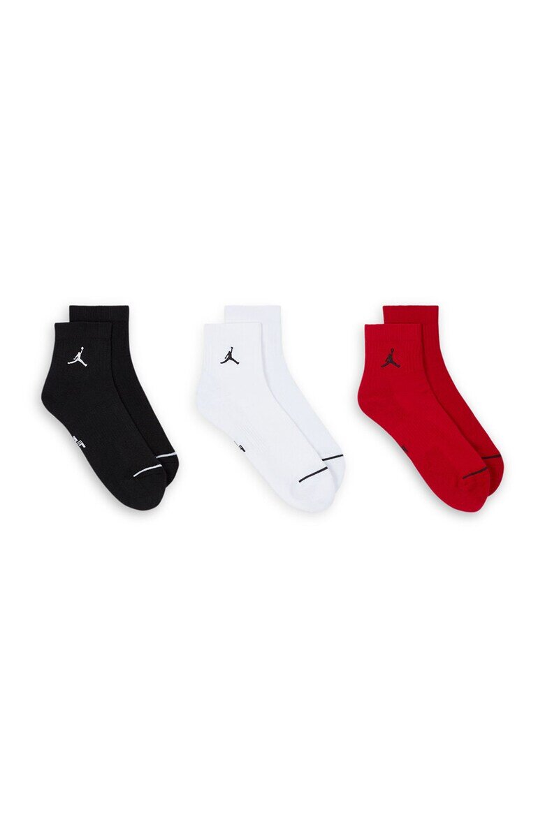 Nike Унисекс баскетболни чорапи - 3 чифта Червен/Бял/Черен